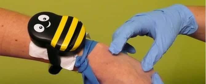 Control Needle Pain and Fear with Buzzy Bee | InOut Labs